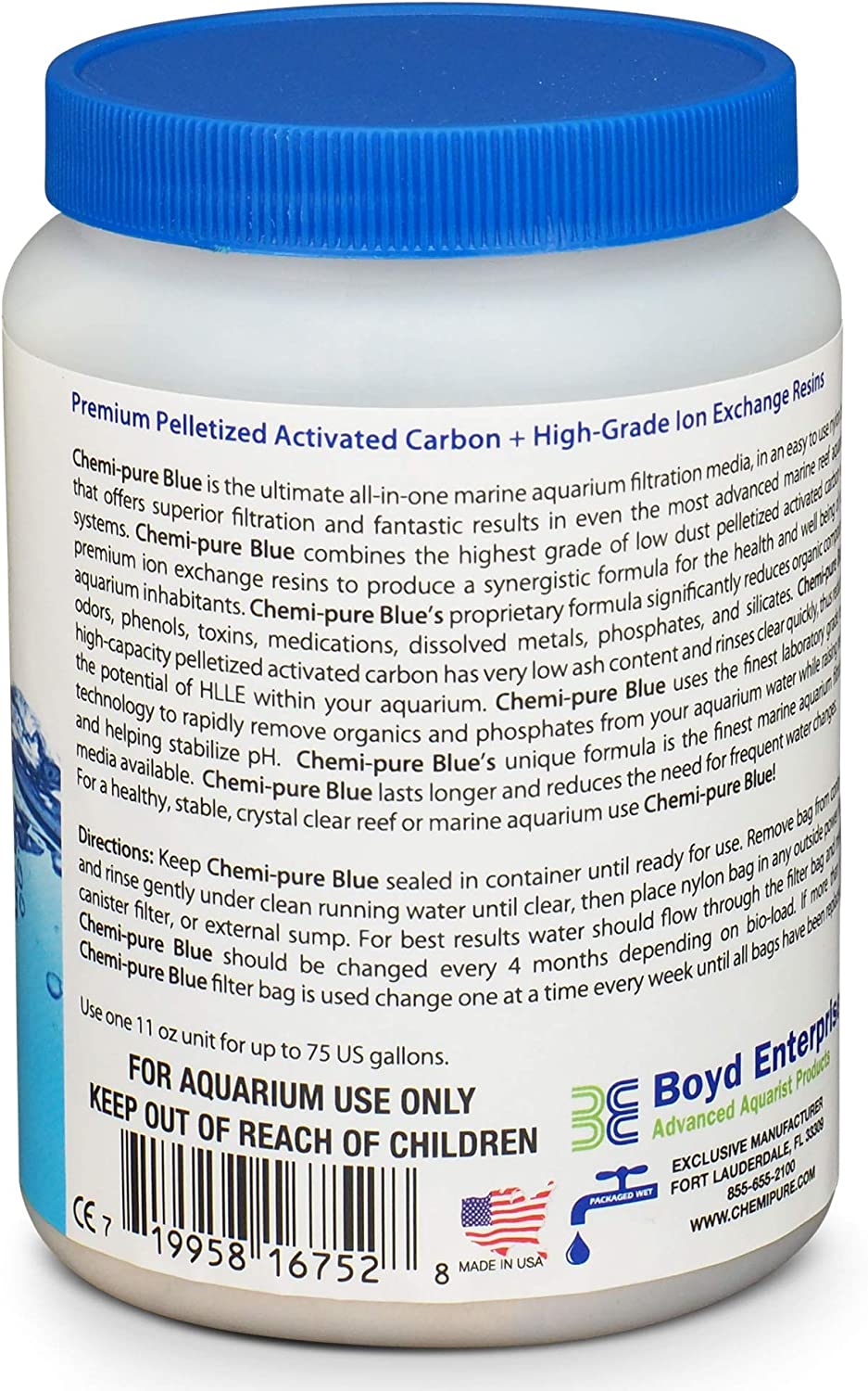 Chemi-Pure Blue 11 oz All in One Filter Media for Reef and Marine Aquariums - Produktbild 3