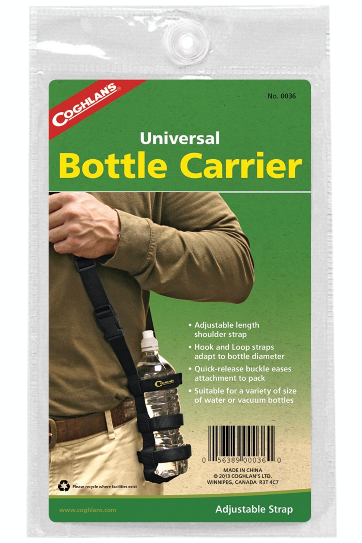 Coghlan’s Universal Bottle Carrier w/ Adjustable Strap