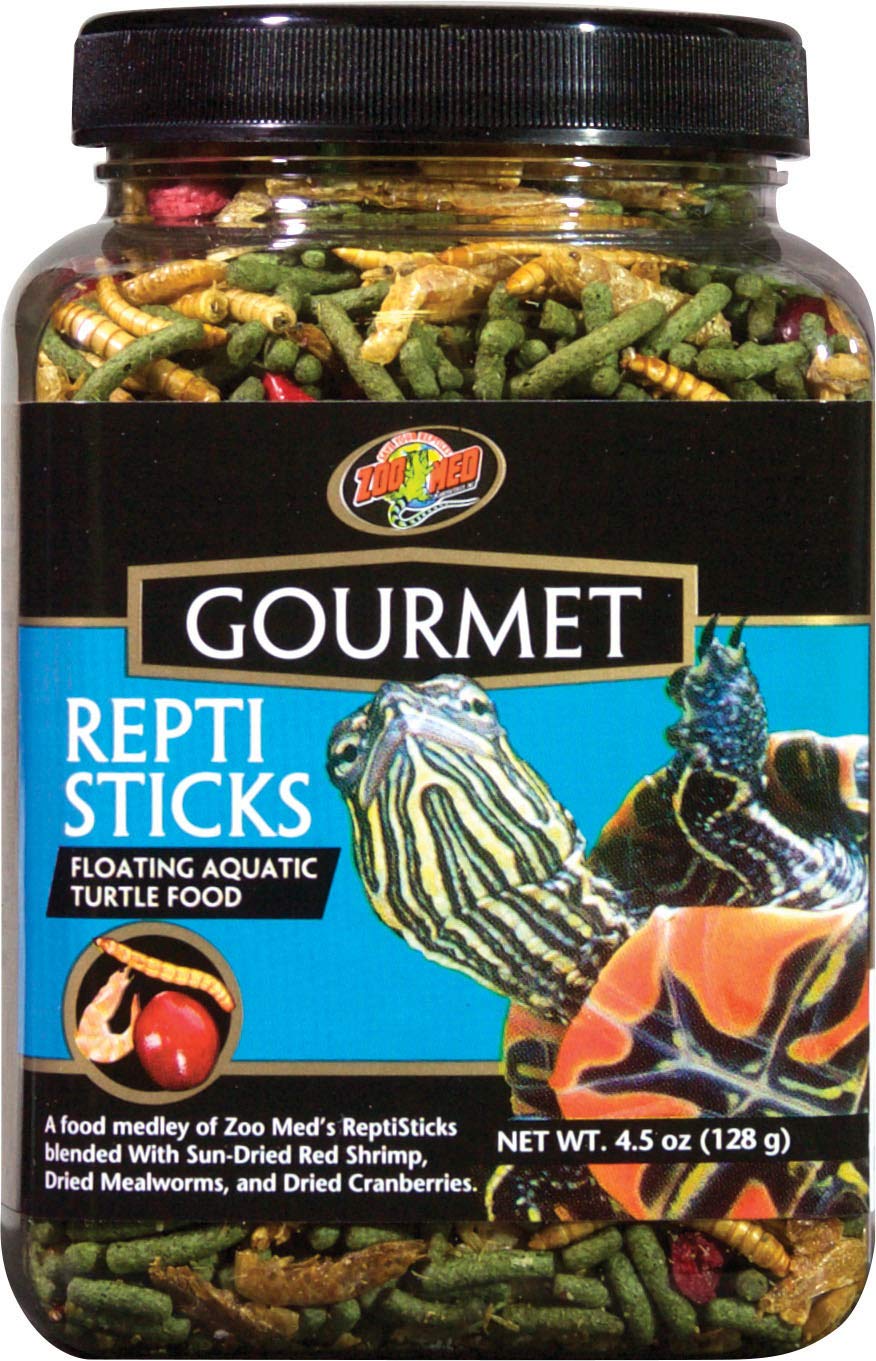 Zoo Med Gourmet Reptisticks Floating Aquatic Turtle Food 4.5 ounce – 6 Pack