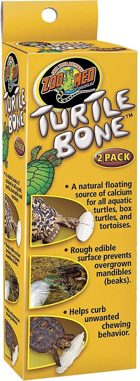 Zoo Med Turtle Bone Natural Floating Source of Calcium 2 Bones – 12 Pack